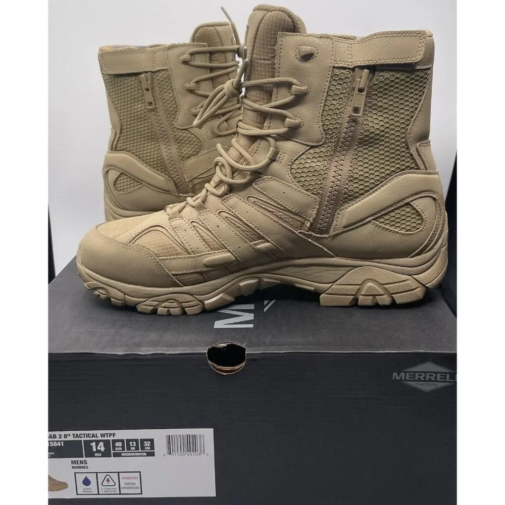 Merrell Men's Size 14 J15841 Moab Side‎ Zip Waterproof  8